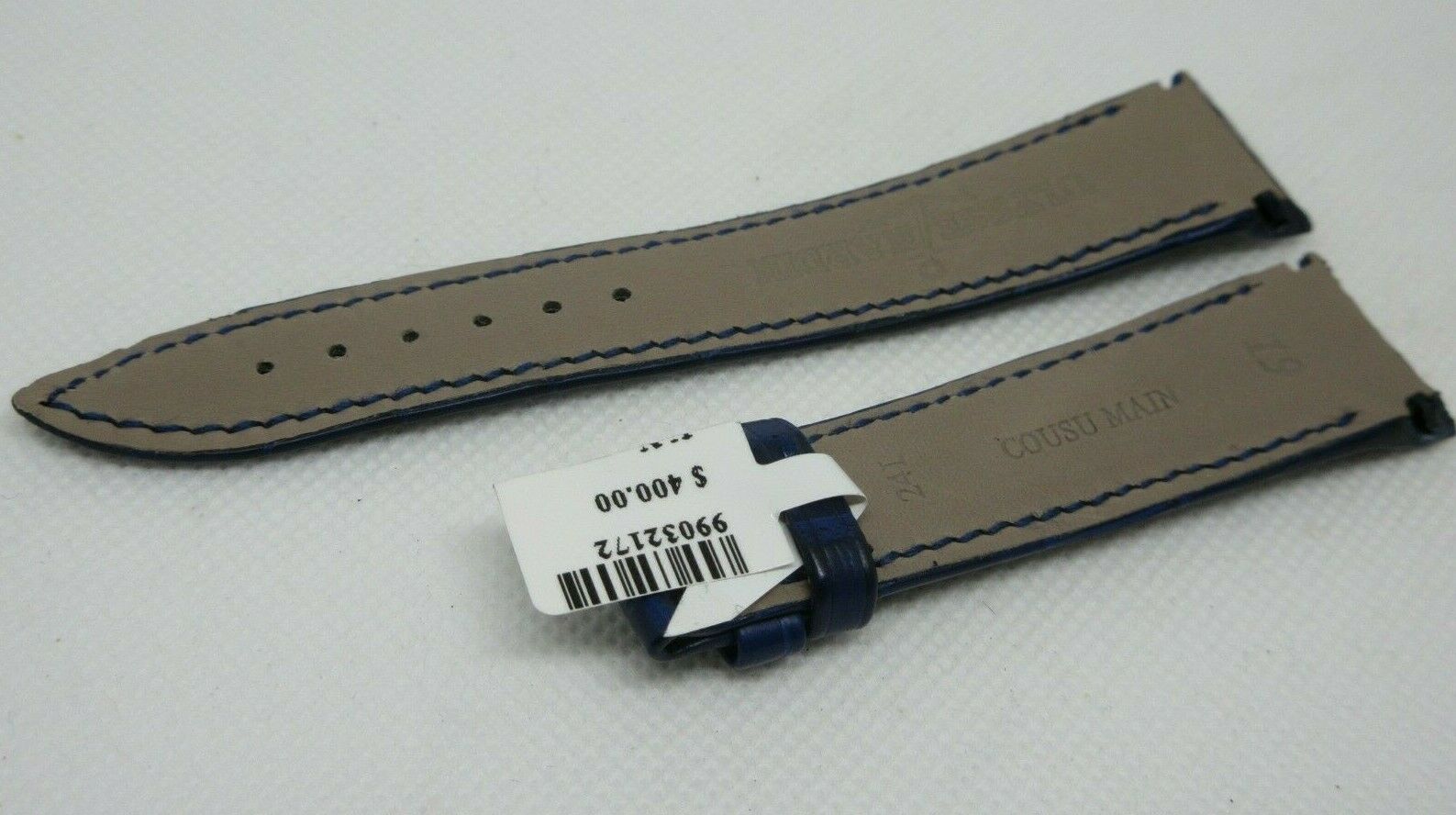 New Ulysse Nardin Blue Alligator Strap 19mm OEM Genuine