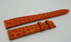 New Franck Muller 14mm Orange Alligator Strap OEM Genuine