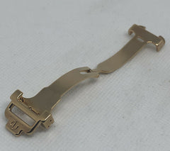 New Baume Mercier 16mm Gold Plated Stainless Steel Deployant Buckle OEM Genuine