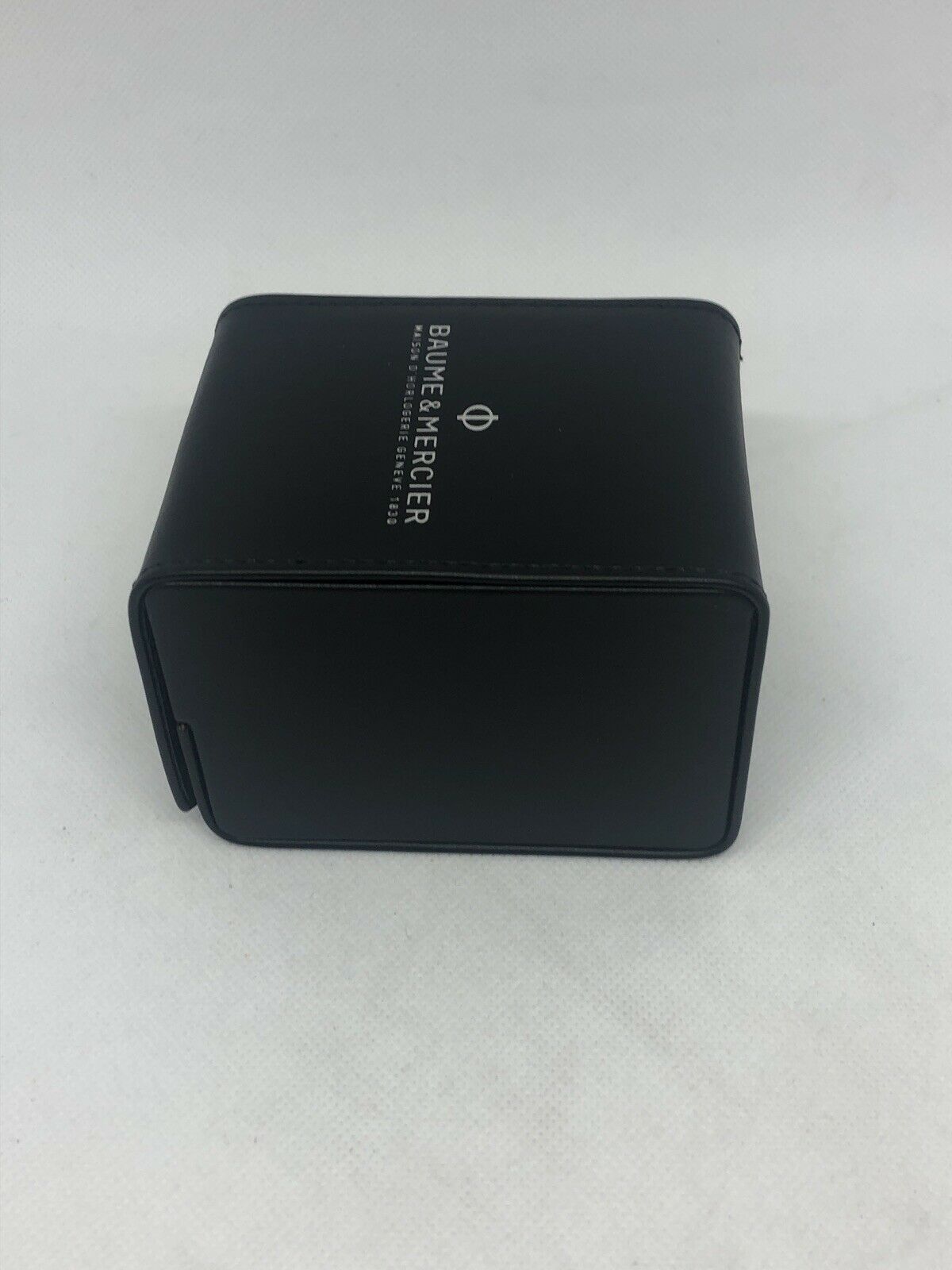 New Baume Mercier Watch Travel Case Black Leather OEM Genuine