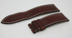 Blancpain 23mm Brown Leather Strap OEM Genuine Bathyscaphe Fifty Fathoms