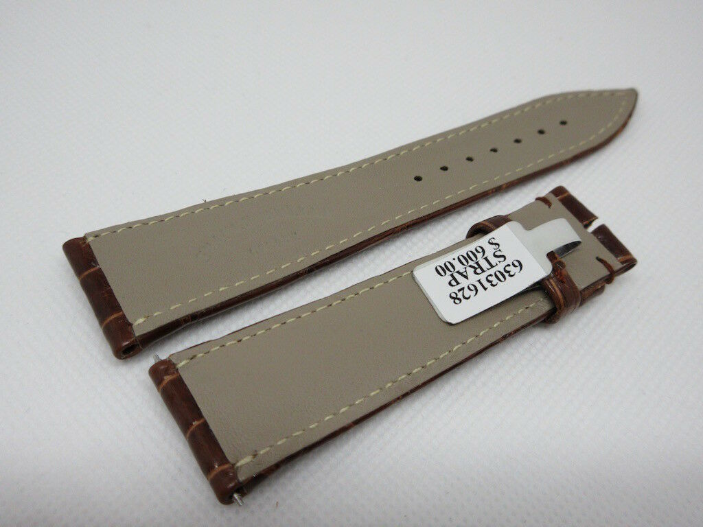 New Franck Muller 22mm Brown Alligator Strap OEM