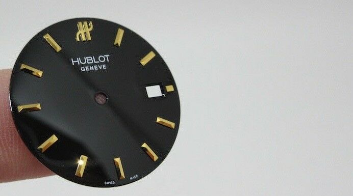 Hublot Black Dial 26mm Yellow Gold