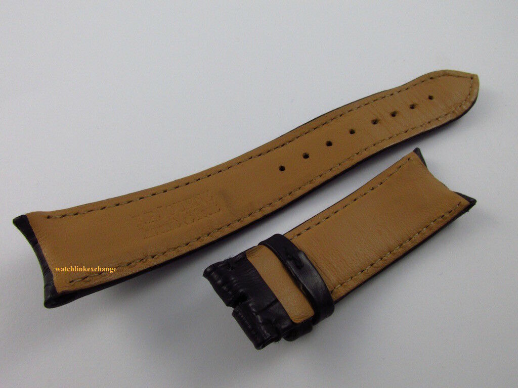 F.P. Journe 20mm Black Alligator Strap for Deployant Buckle OEM
