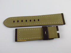 New Panerai 22mm Brown Buffalo Strap OEM