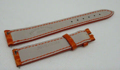New Franck Muller 14mm Orange Alligator Strap OEM Genuine