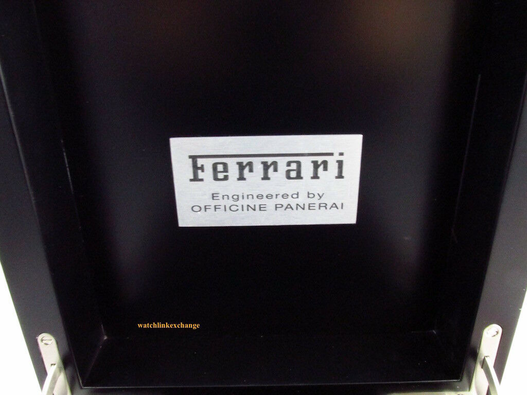 Panerai Ferrari Triple Watch Box Set Manual Red OEM Ferrari Chronograph