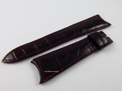 Audemars Piguet Huitieme 20mm Burgundy Alligator Strap OEM Maroon