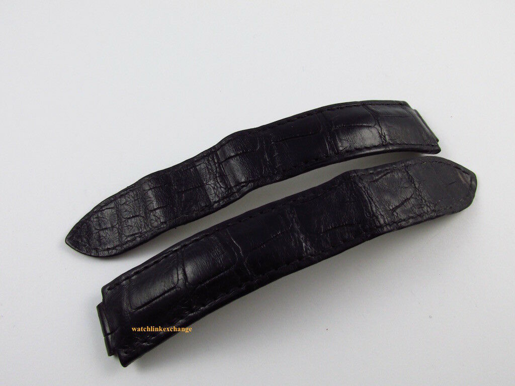 Cartier 20mm Black Alligator Strap Ballon Bleu OEM