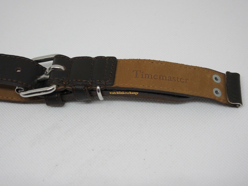 Chronoswiss Timemaster Brown Leather Strap 22mm Stainless Steel Buckle