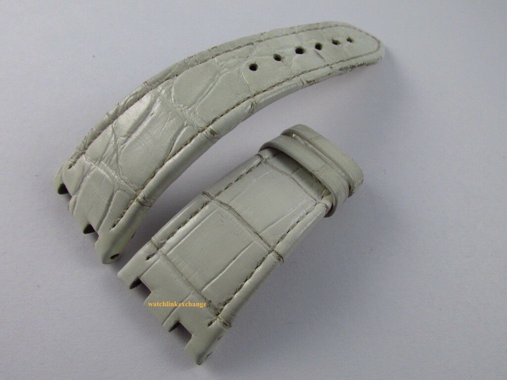 Audemars Piguet Royal Oak Offshore 21mm White Alligator Strap OEM