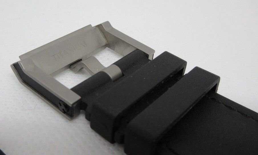 New Hublot Black Rubber Nylon Strap Titanium Buckle King Power Oceanographic OEM