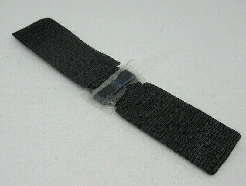 New Bell & Ross BR-01 BR-03 24mm Black Canvas Strap PVD Buckle OEM Genuine
