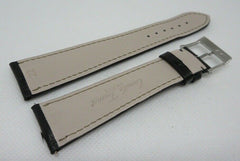 Camille Fournet 21mm Black Alligator Strap Buckle Genuine