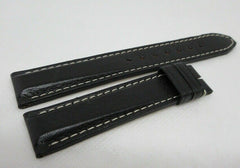New Tag Heuer 18mm Black Leather Strap OEM