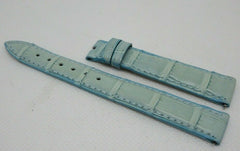 New Franck Muller 14mm Light Blue Alligator Strap OEM Genuine 1752 Series