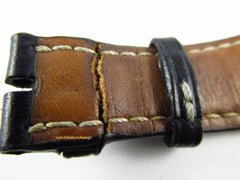 Audemars Piguet Millenary 24mm Black Leather Strap White Stitch OEM