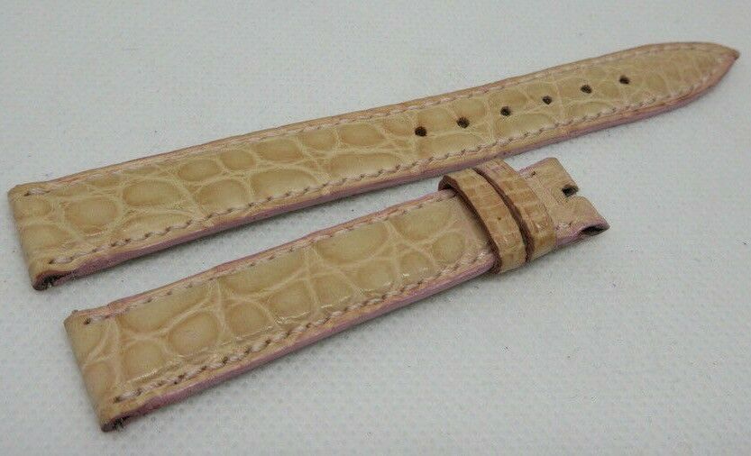 Franck Muller 14mm Light Pink Alligator Strap OEM Genuine 1752 Series