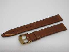 New Tag Heuer 14mm Brown Leather Strap Buckle