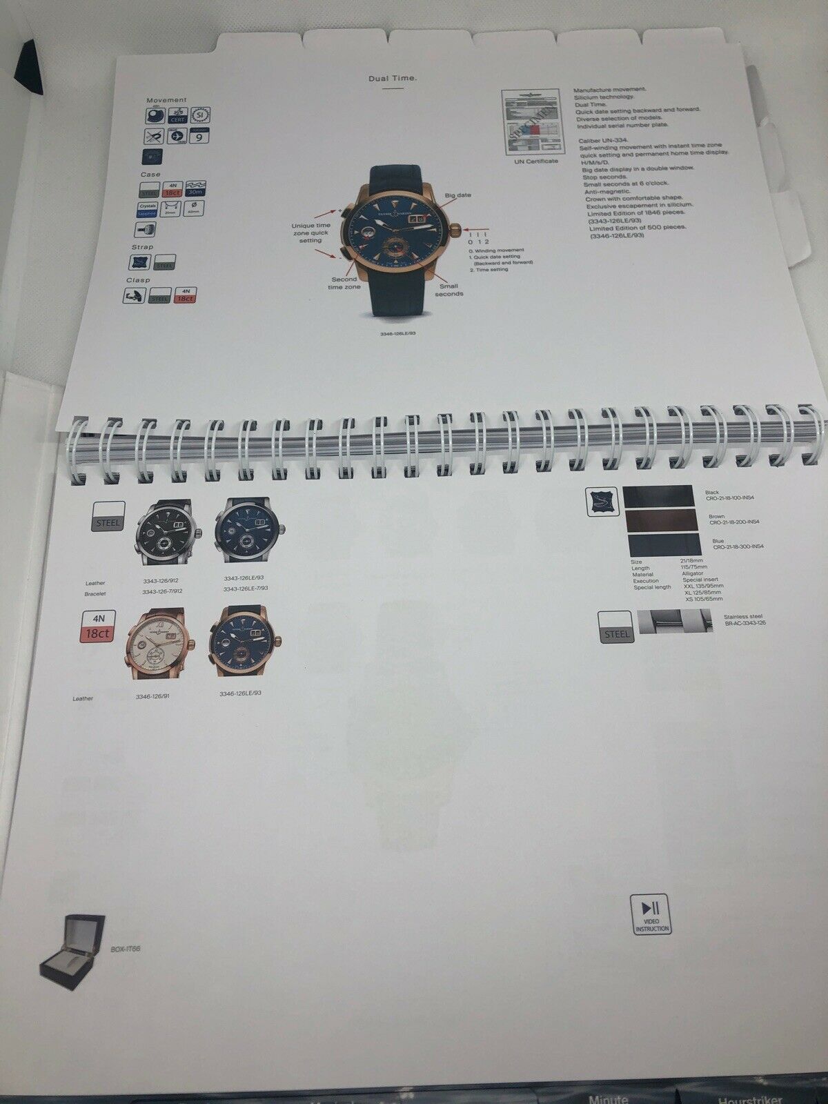 Ulysse Nardin Dealer Manual Guide Catalog 2016 2017