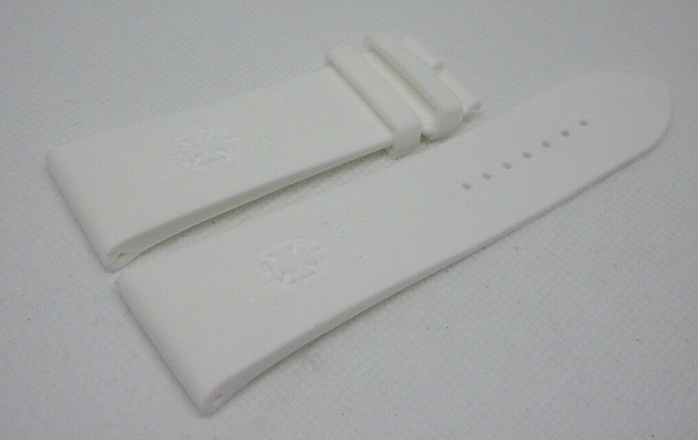 New Parmigiani White Rubber Strap 25mm Brazil