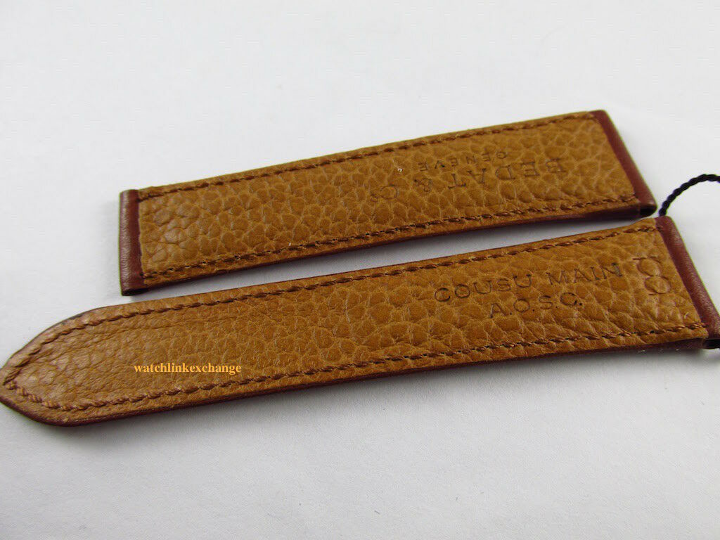 New Bedat & Co. 19mm Brown Leather Strap OEM Short Size