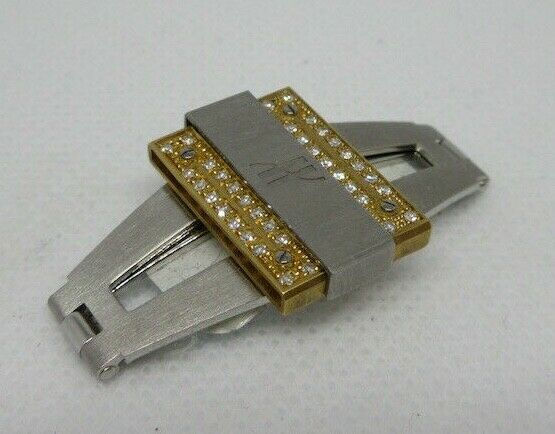 New Hublot Stainless Steel 18k Gold Diamond Deployant Buckle 1520 Series OEM