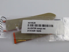 New Cartier Pasha 21mm Orange Alligator Strap OEM for Deployant Buckle Bag