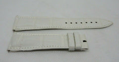New Franck Muller 22mm White Alligator Strap OEM Genuine