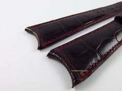 Audemars Piguet Huitieme 20mm Burgundy Alligator Strap OEM Maroon