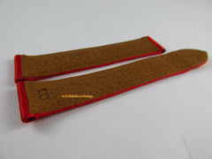 Bedat & Co. 19mm Red Silk Leather Strap OEM Short Size