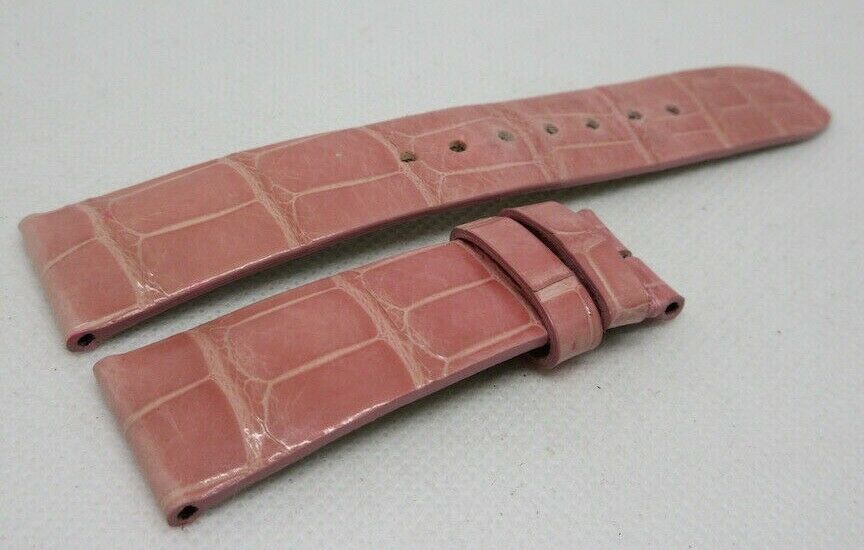 Baume Mercier 21mm Pink Alligator Strap OEM Genuine
