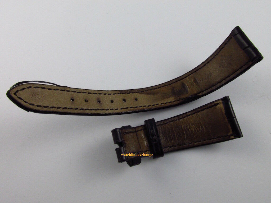 Patek Philippe 20mm Black Alligator Strap XL OEM