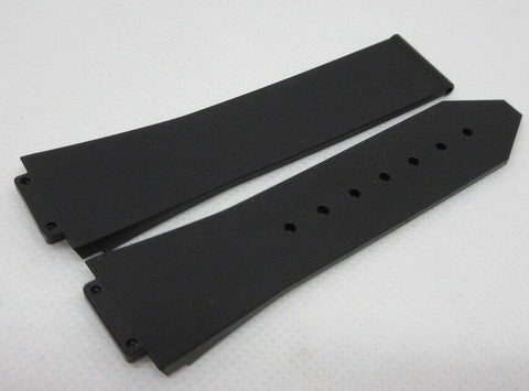 New Hublot Big Bang 21mm Black Rubber Strap OEM Striped