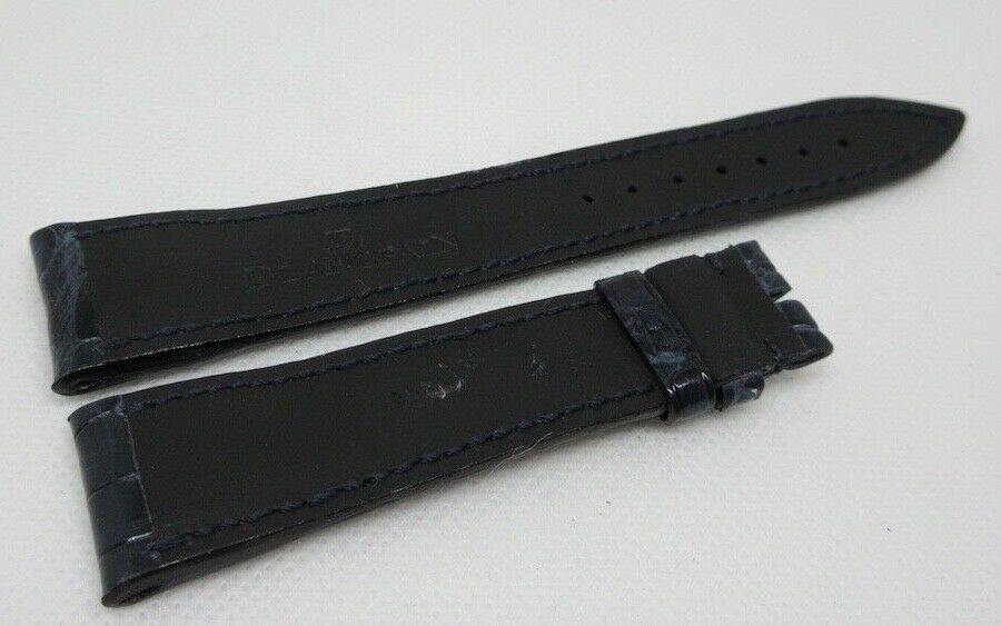 Blancpain Blue Alligator Strap 20mm OEM Genuine