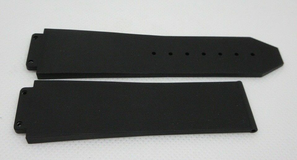 New Hublot Black Rubber Lined Strap for Classic Fusion 45mm OEM Genuine