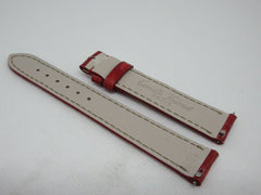 New Camille Fournet 16mm Red Alligator Strap Buckle Genuine Bag