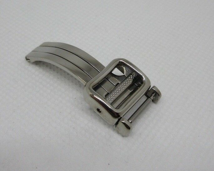 New Ebel 12mm Deployant Buckle Stainless Steel Polished OEM Bag