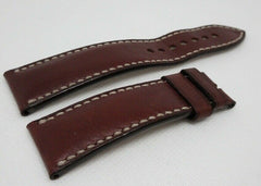Blancpain 23mm Brown Leather Strap OEM Genuine Bathyscaphe Fifty Fathoms