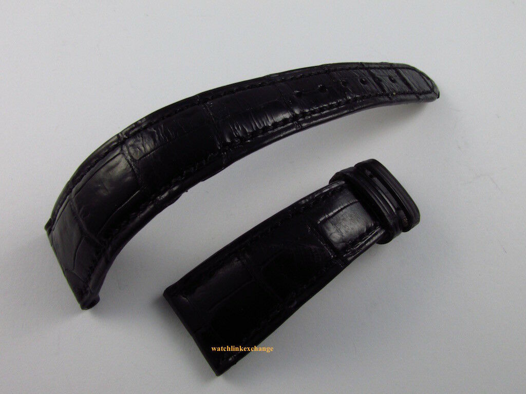 Patek Philippe 20mm Black Alligator Strap XL OEM