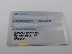 OEM Panerai Warranty Card Genuine