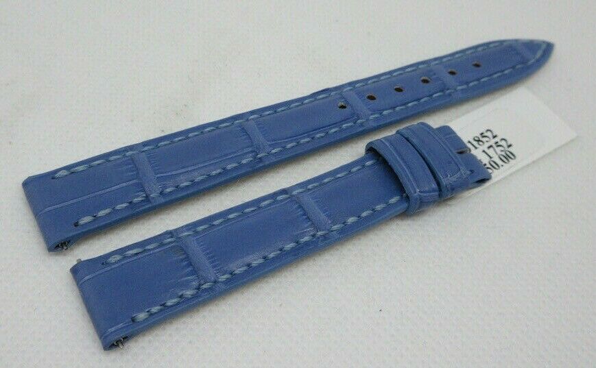 New Franck Muller 14mm Blue Alligator Strap OEM Genuine