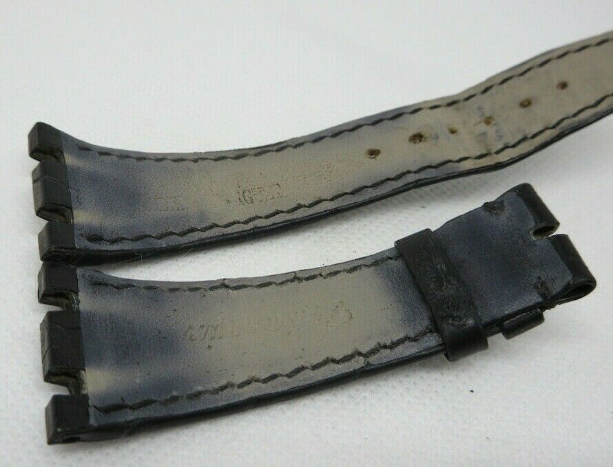 Audemars Piguet 26mm Black Alligator Strap OEM Genuine for Royal Oak Offshore