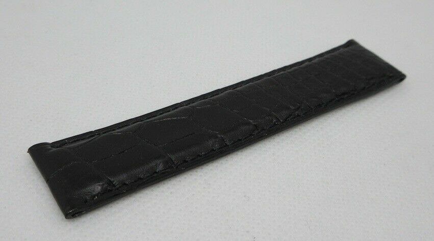 Cartier 18mm Black Alligator Strap OEM 1 Piece France