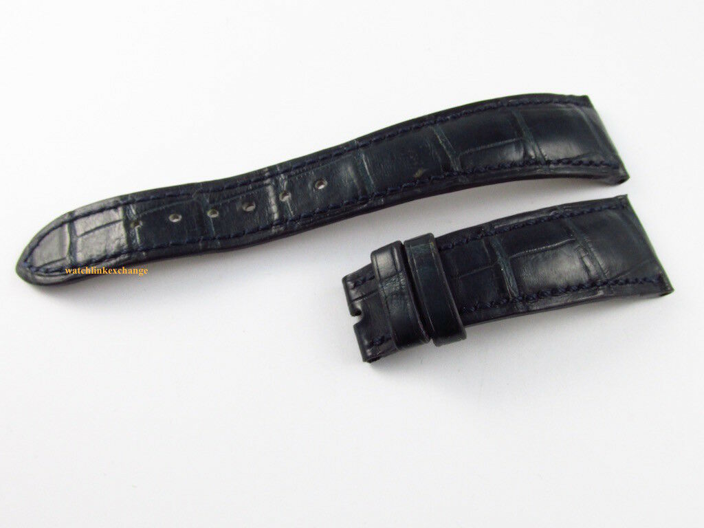Patek Philippe 21mm Blue Alligator Strap OEM Navy