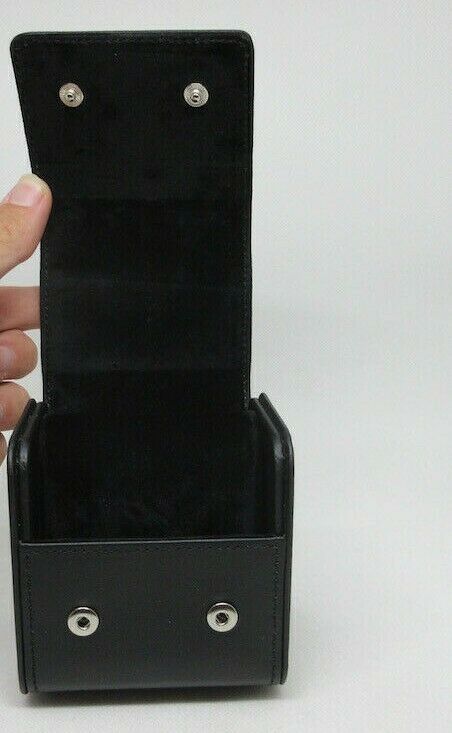 New Montblanc Watch Travel Case Black Leather OEM Genuine