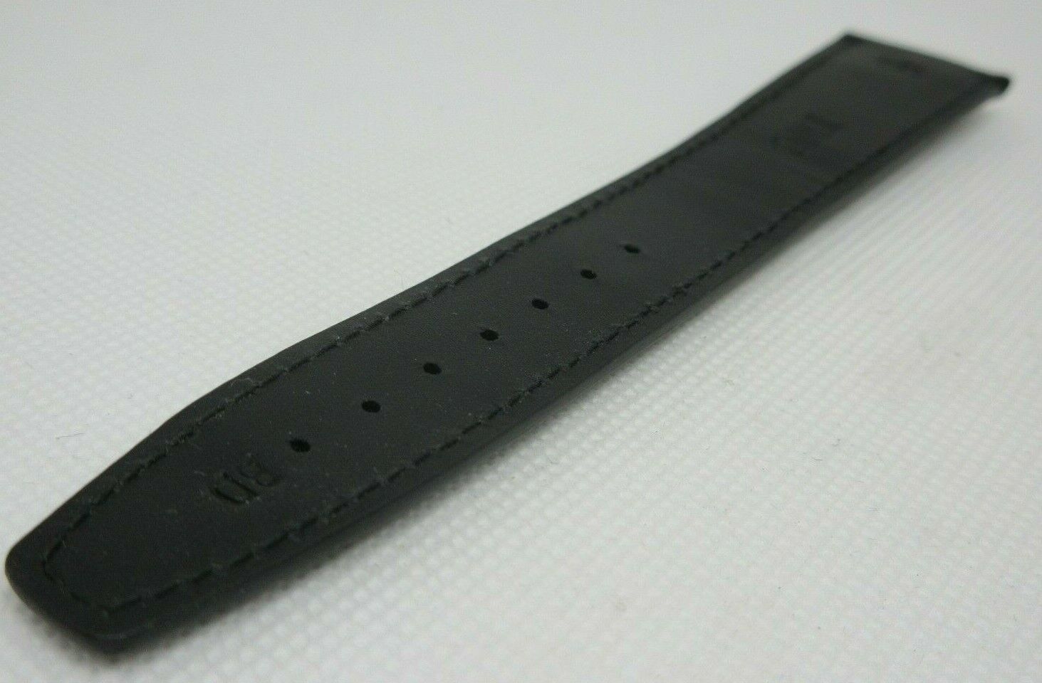New IWC 22mm Black Alligator Strap OEM Genuine 1 Piece