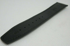 New IWC 22mm Black Alligator Strap OEM Genuine 1 Piece