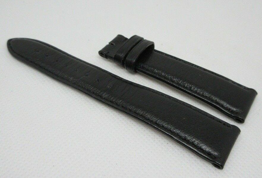 A. Lange & Sohne 19mm Black Leather Strap OEM