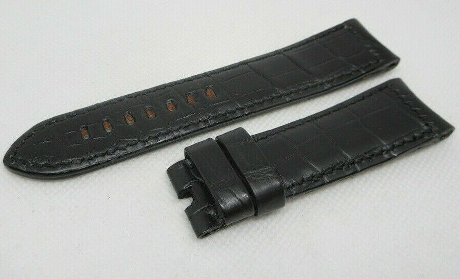 Arnold & Son 22mm Black Alligator Strap OEM Genuine